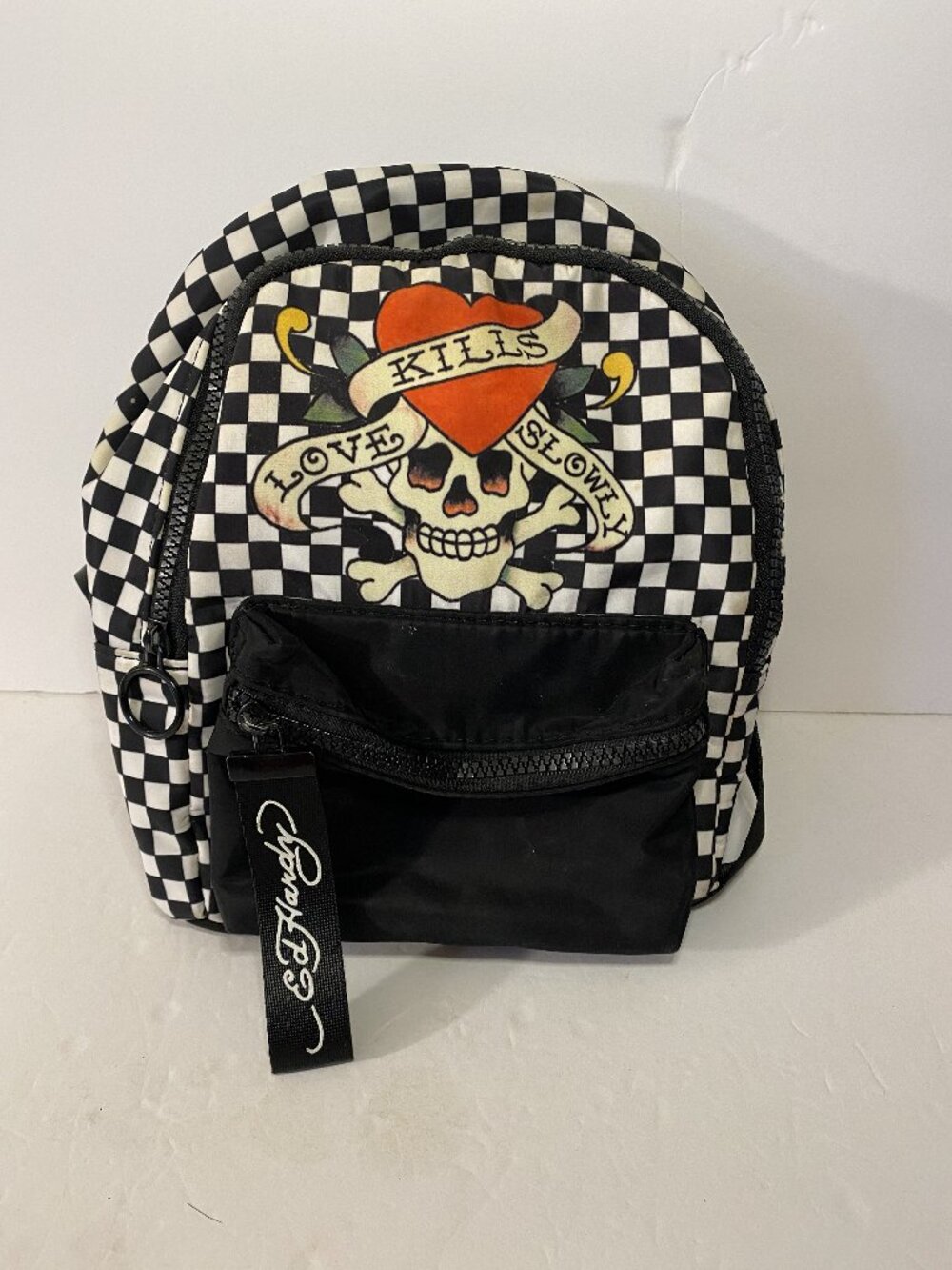 Ed Hardy Love Kills Slowly Mini Backpack